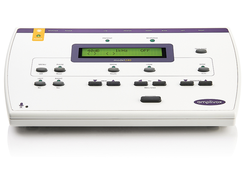 Amplivox 240, Diagnostiskais аudiometrs AMPLIVOX 240 - gaiss, kauls, maskēšana