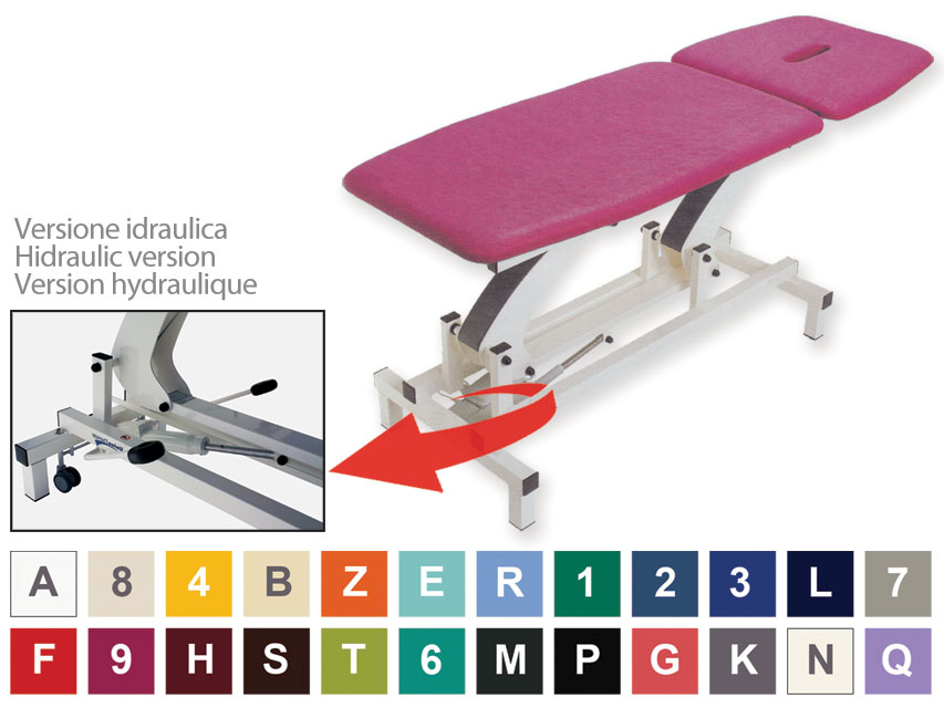 Elektriski regulējamas, Hidrauliskais 2-sekciju