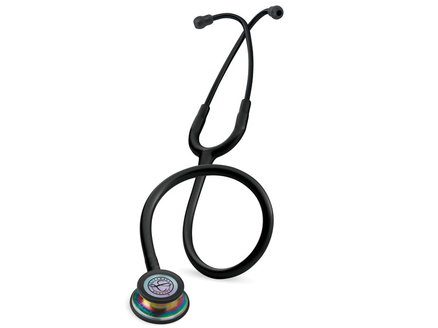 LITTMANN CLASSIC III melns - varavīksnes apdare