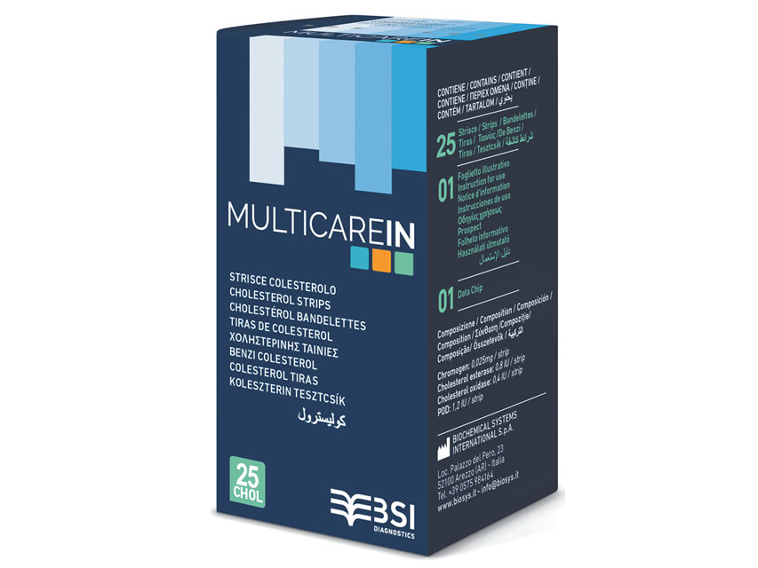 Multicare, Holesterīna stripi Multicare In N25