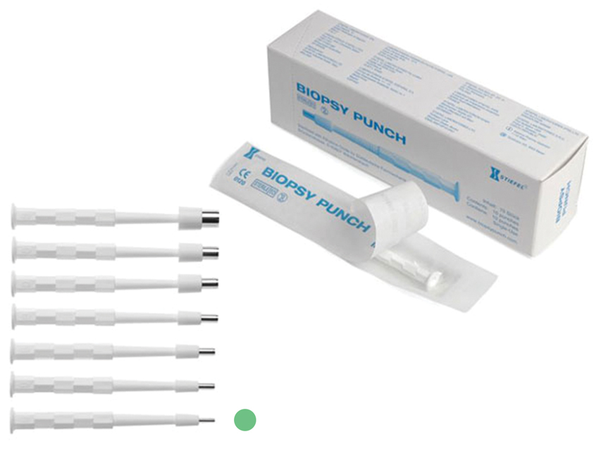 BIOPSY PUNCHES, stiefel Pancha biopsijas ierīces 2 mm N10