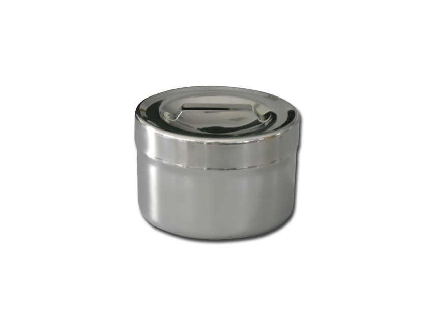 Sterilizācijas trauks 1 l ar vāku, Sterilizācijas trauks 0.5 l ar vāku- diam.106x66 mm