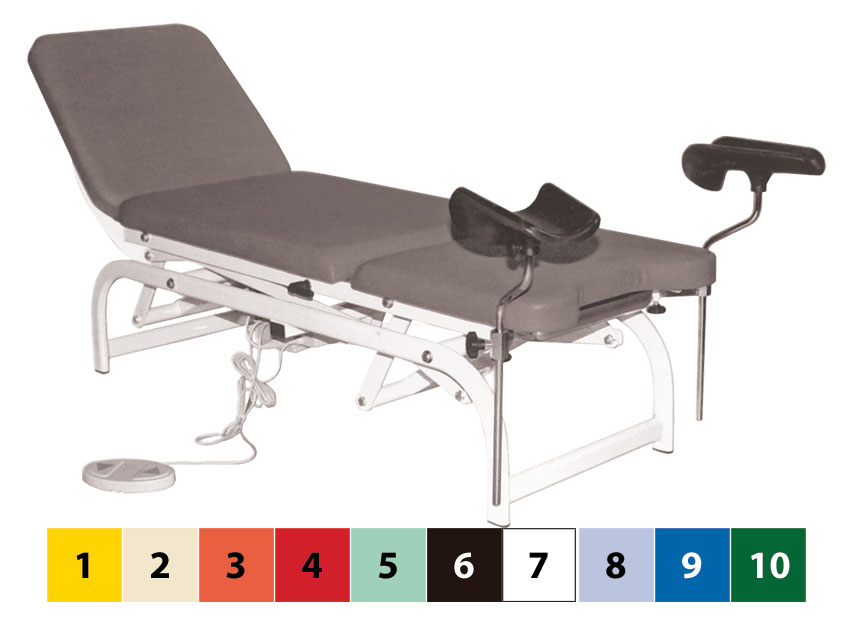 Elektriski regulējami ginekoloģiskie krēsli, Height ADJUSTABLE GYNAECOLOGICAL BED - other colours
