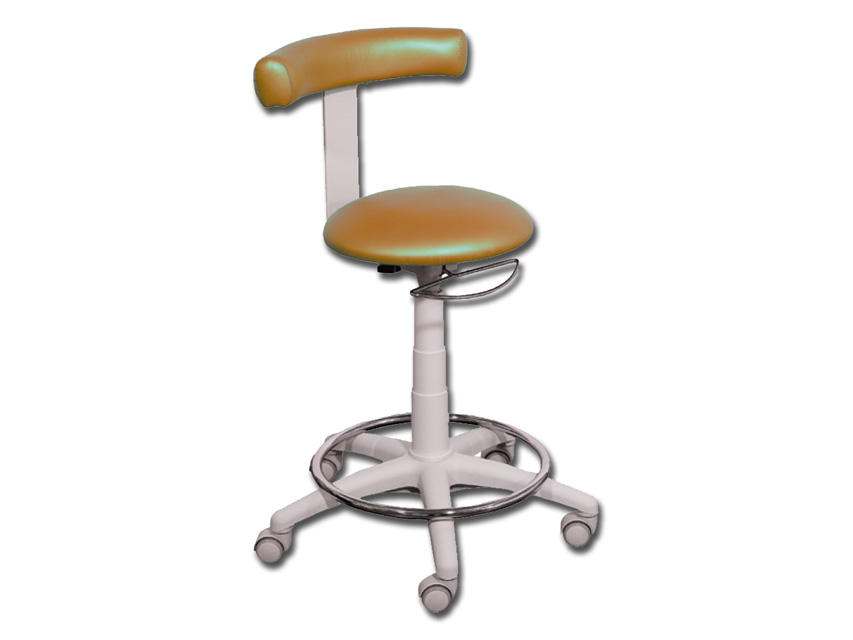Krēsli, STOOL with ring - orange