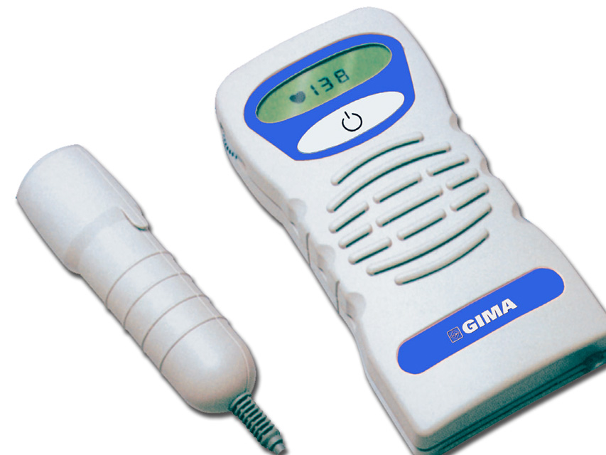 000Gima FOETAL DOPPLER D2005 with display - waterproof