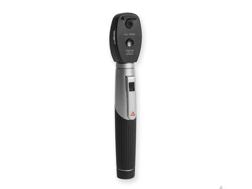Oto- oftalmoskopi Heine, Heine MINI 3000 F.O.OTO plus OPHTHALMO SET - rechargeable handle - black