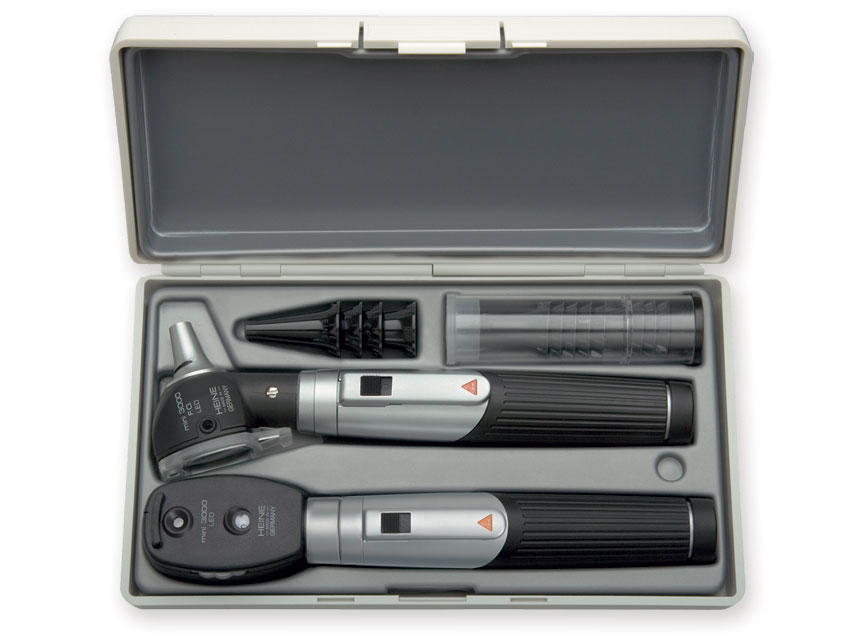 Oto- oftalmoskopi Heine, HEINE MINI 3000 LED OTO plus OPHTHALMO SET - black