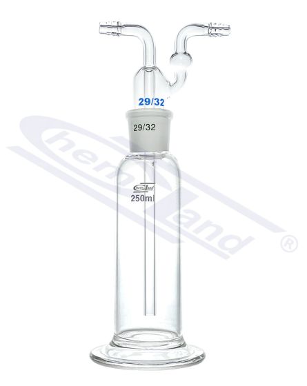 Mazgāšanas pudeles, Gāzes mazgāšanas pudele, atbilstoši Drechsler 00100ml NS. - KOMPLEKTS