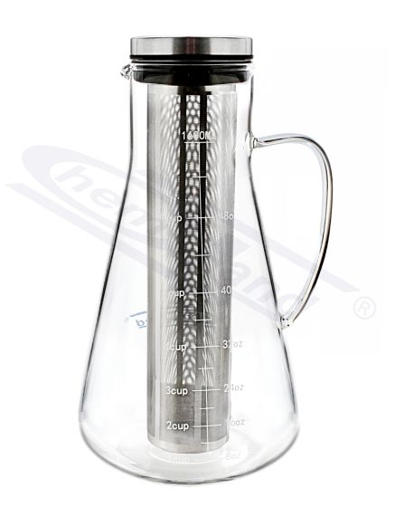 Koniskās kolbas ar platu kakliņu, Erlenmayer konusveida kolba ar platu muti 01600 ml CHEMLAND