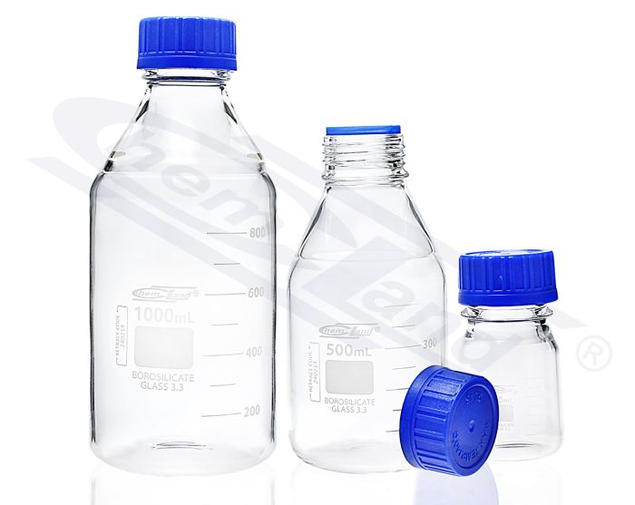 Pudeles ar skrūvējamu vāciņu, Pudele ar skrūvējamu vāciņu BORO 3.3 CHEMLAND NEW LINE