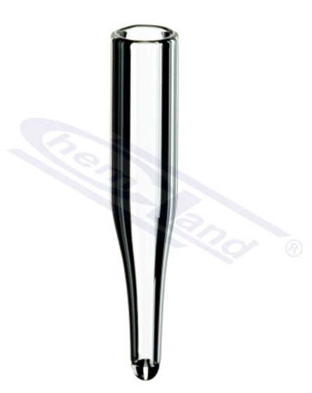 Ielikumi āmjiem 31X6 mm 1,5ml ND9, iepakojumā 100 gab CHEMLAND, Ieliktņi flakoniem 31X6 mm 1,5ml ND9, iepakojumā 100 gab CHEMLAND