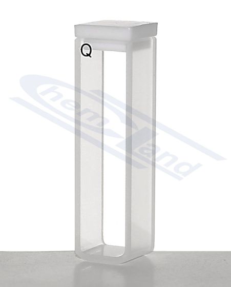 cuvettes made from quartz glass, cuvette 10mm quartz glass.  ES  10mm 45x12,5x12,5