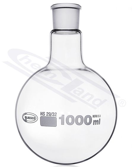 Kolbas ar apaļu dibenu biezas, Kolba ar apaļu dibenu ISO GLASSCO