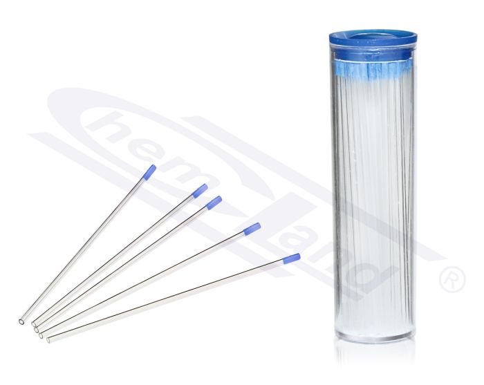 glass pipettes, kapilāri 70ul, 75mm, op.100szt