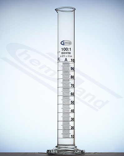 measuring cylinders, cilindrs A klases brūna gradācija ar partijas sertifikātu 0010ml stikla pamatne Stikls