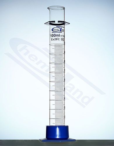 measuring cylinders, Mērcilindrs 1000ml B klases bāze PP CHEMLAND