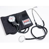 Yton aneroīdais sfigmomanometrs ar stetoskopu