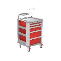 6 EMERGENCY COMPACT KART - red