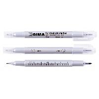 ĶIRURĢISKS ĀDAS MARĶERIS - dubults uzgalis 0,5 un 1,0 mm - sterils N100