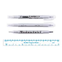 ĶIRURĢISKS ĀDAS MARĶERIS - dubults uzgalis 0,5 un 1,0 mm - sterils N100