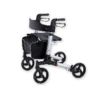 Stilīgs rollators,salokams,sudraba