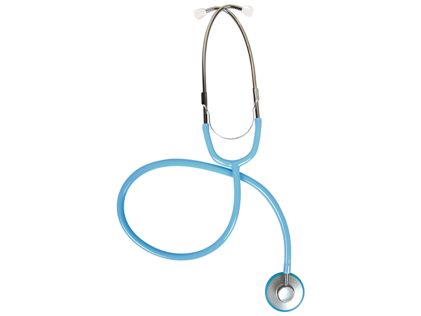 Single-head adult stethoscopes, YTON NURSE STETHOSCOPE - Y aqua blue