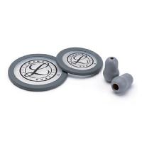 LITTMANN KIT 40017: 2 DIAPHRAGMS and RIM and EARTIPS for ClassicI III, Cardiology IV - grey - blister