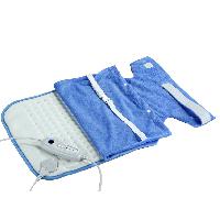 HEATING PAD WITH COVER - grey/ceil blue