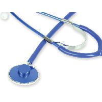 Krāsains tradicionālais stetoskops - zils