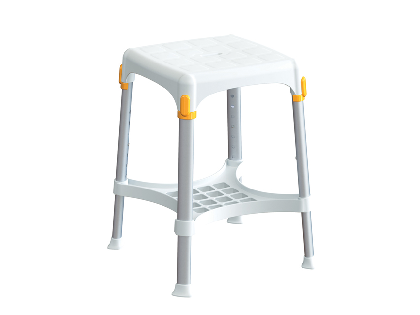 Ratiņkrēsli, SHOWER STOOL WITH TRAY