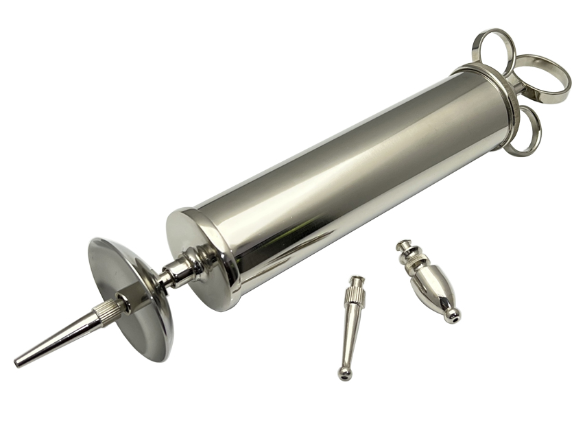 Ear Syringes - Ear cleaning, SCHIMMELBUSCH ausu šļirce 200 CC - pilnībā metāla