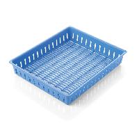INSTRUMENT TRAY - MESH BASE 300x200x52 mm - plastic