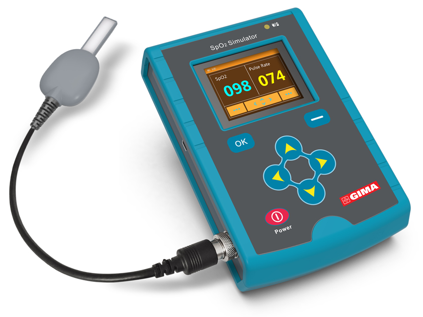 Bērnu pirksta oksimetrs Oxy-5, MS100 SPO2 simulators