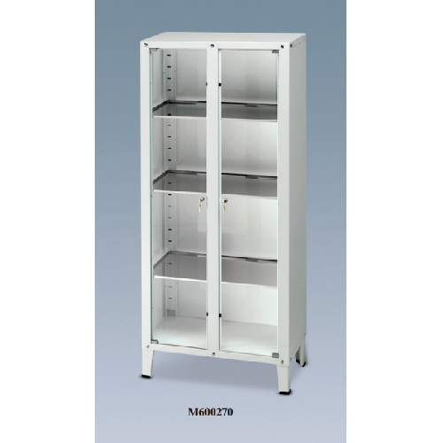 Medikamentiem un instrumentiem, 4 durvis - 2 ar netemperētu stiklu