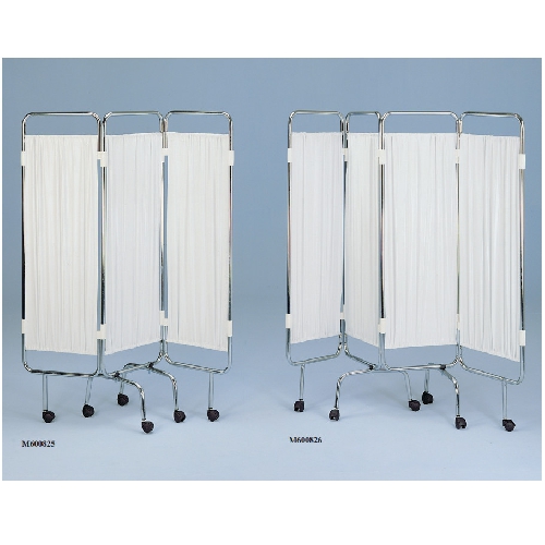 2 WINGS SCREEN - gaiši zils TREVIRA aizkars, Aizslietnis - 3 sekciju