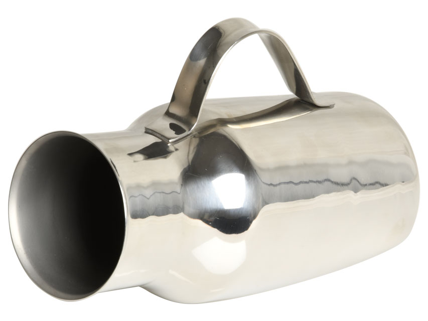 Metāla, S/S vīriešu diagonālais urīnpods diam. 85x220 mm.1.5 l