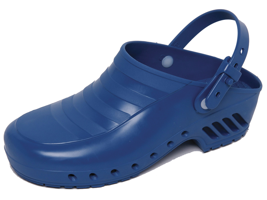 Klumpes professional, GIMA klumpes.Bez porām, ar siksnām.45-46.Zilas