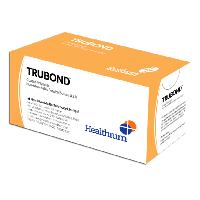 TRUBOND neabsorbējošs šuvju materiāls, izmērs 1, 1/2 loka adata 50 mm.100 cm.Zaļš
