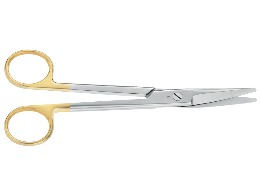 Instrumenti, AESCULAP MAYO TC DUROTIP šķēres.Izliektas.Noapaļoti/noapaļoti.17 cm.BC253R