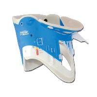 Regulējama kakla šina, 8 izmēri, zila, 1gab.