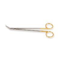Gold debakey potts smith šķēres - 19 cm - leņķis 25