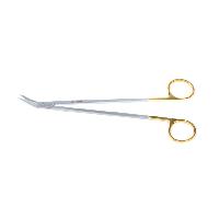 Gold debakey potts smith šķēres - 19 cm - leņķis 45
