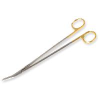 Gold debakey potts smith šķēres - 23 cm - leņķis 25