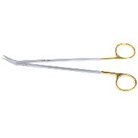 Gold debakey potts smith šķēres - 23 cm - leņķis 45