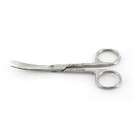 šķēres izliektas strupas/asas - 16 cm1