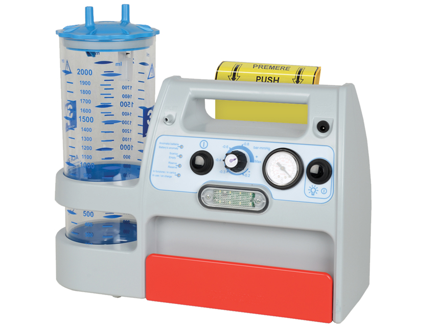 ASPEED Mini, Pārnēsājams mini aspirators 2l ar ātrās palīdzības kronšteinu