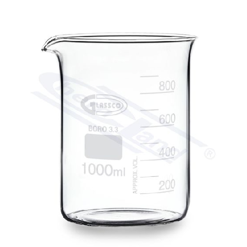 Borosilikāta stikla vārglāze 50 ml, augsta, augstums 70mm, diam. 38mm, DIN 12331, ISO 3819, N1, Stikla vārglāze. zemā 100ml. GLASSCO 1 gab.