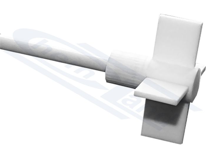 Stienis maisītājam, nerūsējošā tērauda ar PTFE pārklājumu, propeller maisītājs