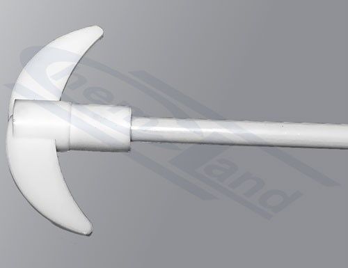 Stienis maisītājiem, ar PTFE pārklājumu (l.60cm), ar salocītiem pleciem (9,5cm)