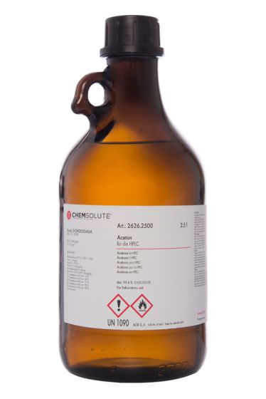 Acetons HPLC, (min. 99,8  perc ) 1 L CHEMSOLUTE® 2626.1000